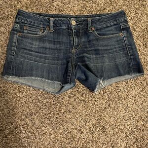 American Eagle Dark Wash Jean Shorts